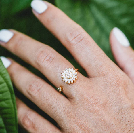 Anillo Girasol