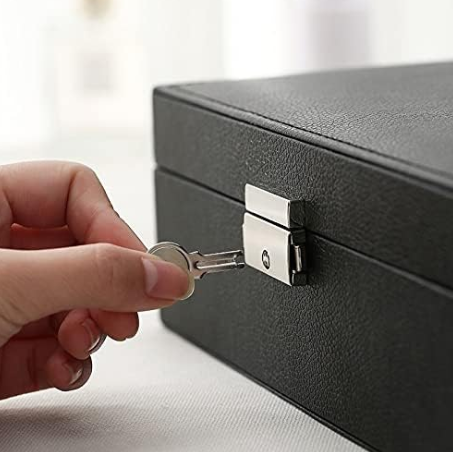 CAJA ORGANIZADORA DE JOYAS CON LLAVE