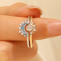 ANILLOS SOL Y LUNA 2 EN 1